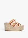 Castaã±er Castañer Woman Espadrilles White Size 6 Textile Fibers In Multi