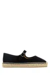 Castaã±er Castaner Classic Black Espadrille With Braided Jute Sole In Black