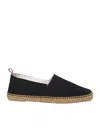 Castaã±er Raffia Platform Espadrilles Embroidered Detail In Black