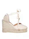 Shop Castaã±er Espadrillas  Colore Avorio In White