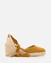 Castaã±er Espadrillas Wedge In Brown