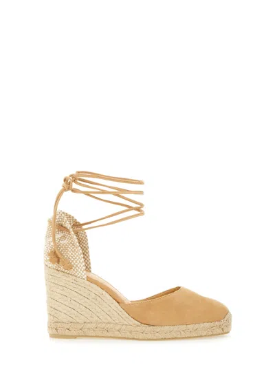 Castaã±er Castañer Espadrille "carina" With Wedge In Beige