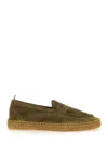 Castaã±er Nacho Suede Espadrilles In Green