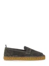 Castaã±er Castañer Nacho Suede Leather Espadrilles In Grey