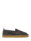 Castaã±er Castañer Nacho Suede Leather Espadrilles In Grey