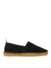 Castaã±er Castaner Pablo Canvas Espadrilles With Embroidered Detail In Black