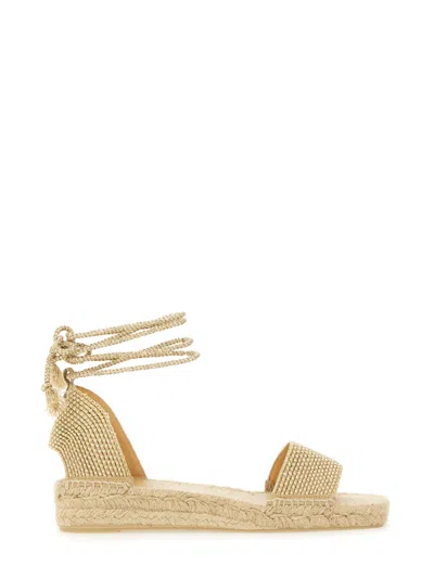 Castaã±er Castañer Espadrille Silvia Sandals In Gold