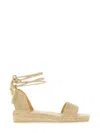 Castaã±er Castañer Espadrille Silvia Sandals In Gold