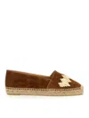 Castaã±er Castañer Woman Espadrilles Brown Size 7.5 Leather, Textile Fibers In Brown