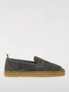 Castaã±er Nacho Suede Leather Espadrilles In Gray
