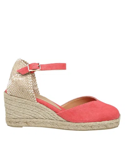 Castaã±er Castañer Espadrilles In Washed Organic Cotton In Radiant