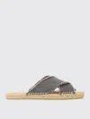 Castaã±er Palmera Cross Strap Frayed Edges Sandals