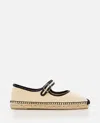 Castaã±er Castaner Black Espadrilles With Stylish Front Lacing In Beige