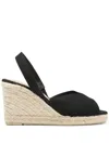 Shop Castaã±er Castañer Flat Shoes In Black