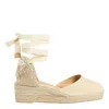 Castaã±er Women's Flat Shoes En In White