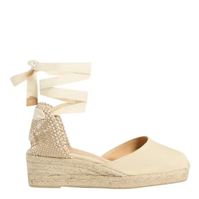 Castaã±er Women's Flat Shoes En In White