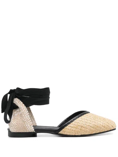 Castañer Gasby Ballet Flats In Neutrals