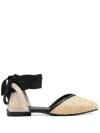 Castaã±er Gasby Ballet Flats In Black  