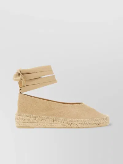 Castaã±er "gea" Ankle Wrap Round Toe Espadrille