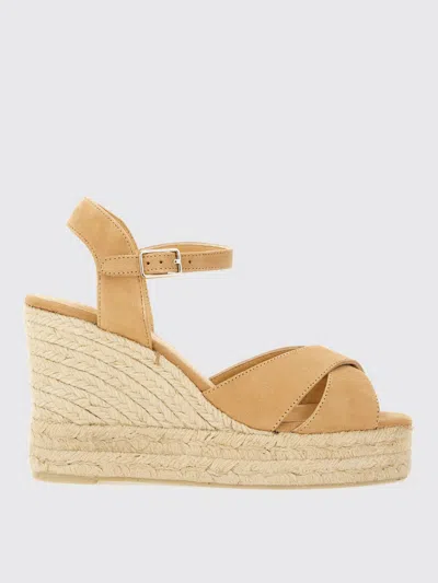 Castaã±er Heeled Sandals Castañer Woman Color Beige