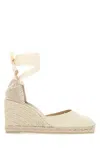 Castaã±er Carina Canvas Ankle-wrap Wedge Espadrilles