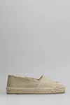 Castaã±er Castaner Kampala Espadrilles With Textured Linen Upper In Gold