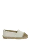 Castaã±er Raw-cut Contrast-toe Espadrilles In White