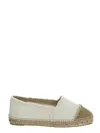 Castaã±er Raw-cut Contrast-toe Espadrilles In White