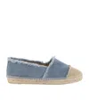 Shop Castaã±er Kampala Shoes With Linen Soles In Gray