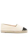 Castaã±er Castaner Canvas Slip-on Espadrilles With Leather Cap Toe