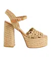 Castaã±er Castañer Woman Espadrilles Beige Size 7.5 Textile Fibers In Nude