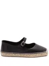 Castaã±er Castañer Padua Round Toe Espadrilles In Black