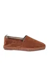 Castaã±er Suede Brogues On Espadrille Sole In Black