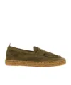 Castaã±er Nacho Suede Espadrilles In Green
