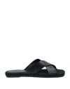 Castaã±er Castañer Man Espadrilles Black Size 9 Leather