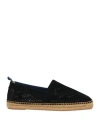 Castaã±er Castañer Man Espadrilles Black Size 9 Leather In Black