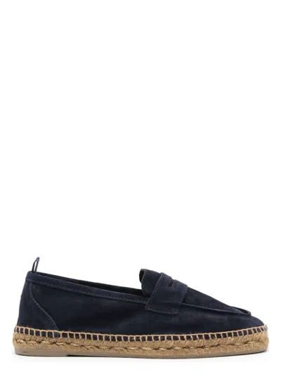 CASTAÃ±ER MEN'S NACHO SUEDE LEATHER ESPADRILLES