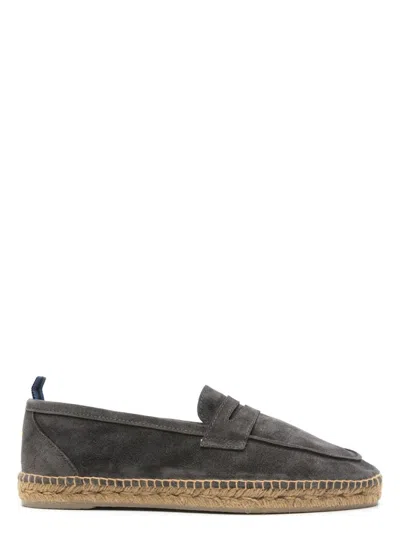 CASTAÃ±ER MEN'S NACHO SUEDE LEATHER ESPADRILLES