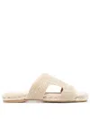 Castaã±er Metallic-threading Slides In Gold