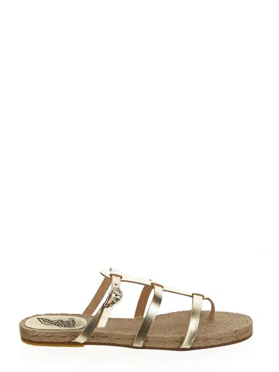 Castaã±er Milos Sandal In Metallic