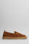 Castaã±er Nacho T-005 Espadrilles In Leather Color Suede In Brown
