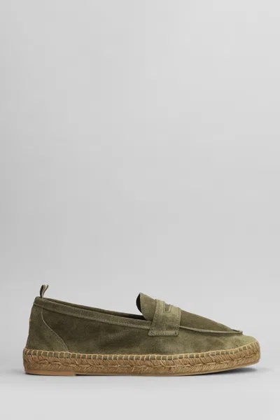 CASTAÃ±ER NACHO T-186 ESPADRILLES IN GREEN SUEDE