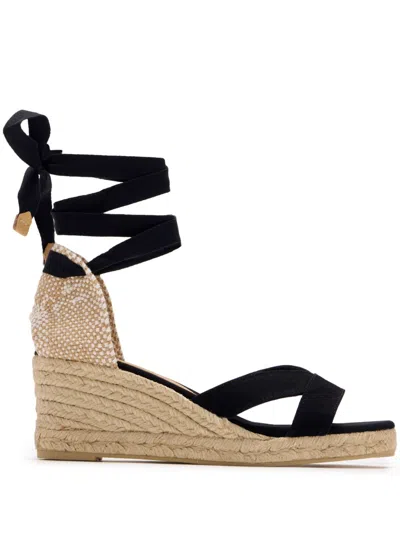 Castaã±er Open-toe Espadrilles In Black