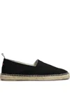 Castaã±er Castaner Pablo Canvas Espadrilles With Embroidered Detail In Black