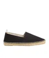 Castaã±er Castaner Pablo Canvas Espadrilles With Embroidered Detail In Black
