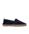Castaã±er Suede Square Toe Espadrilles In Black