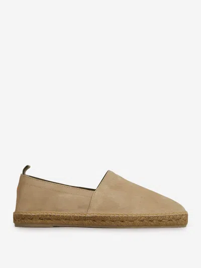 Castaã±er Castañer Man Espadrilles Beige Size 8 Leather In Beige