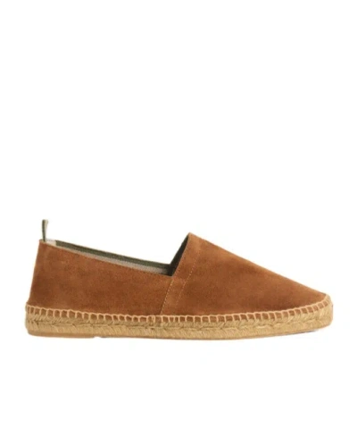Castaã±er Pablo Suede Espadrilles In Brown