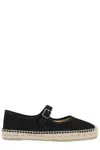 Castaã±er Castaner Classic Black Espadrille With Braided Jute Sole In Negro