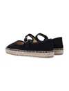 Castaã±er Castaner Classic Black Espadrille With Braided Jute Sole In Black